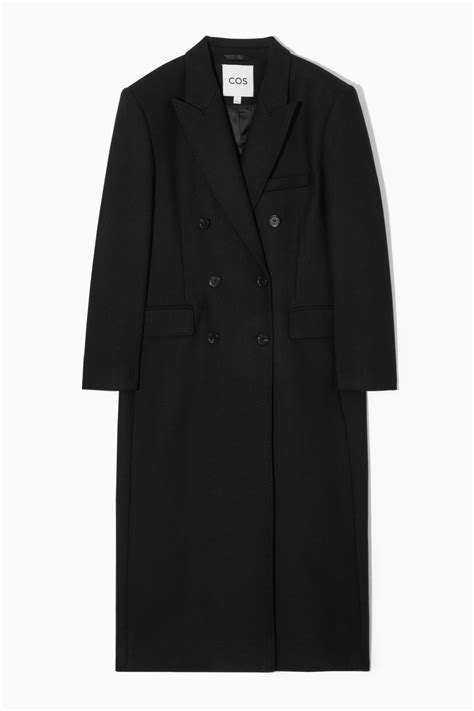 cos double breasted wool coat.